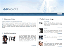 Tablet Screenshot of eevoices.com